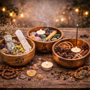 Cuencos de Madera para Ofrendas y Rituales