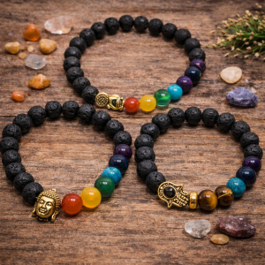Pulseras de Piedras de Lava