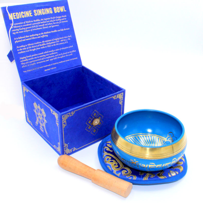 cuenco tibetano set medicina buda 10cm (min 500gm) cuenco tibetano set medicina buda 10cm (min 500gm)