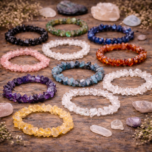 Pulseras de Fragmentos de Piedras Preciosas