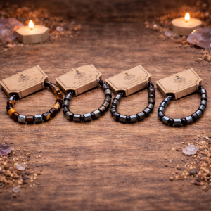 Pulsera Magnética Hematites Shamballa
